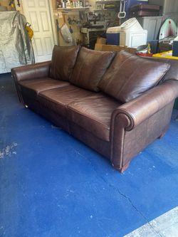 Leather couch