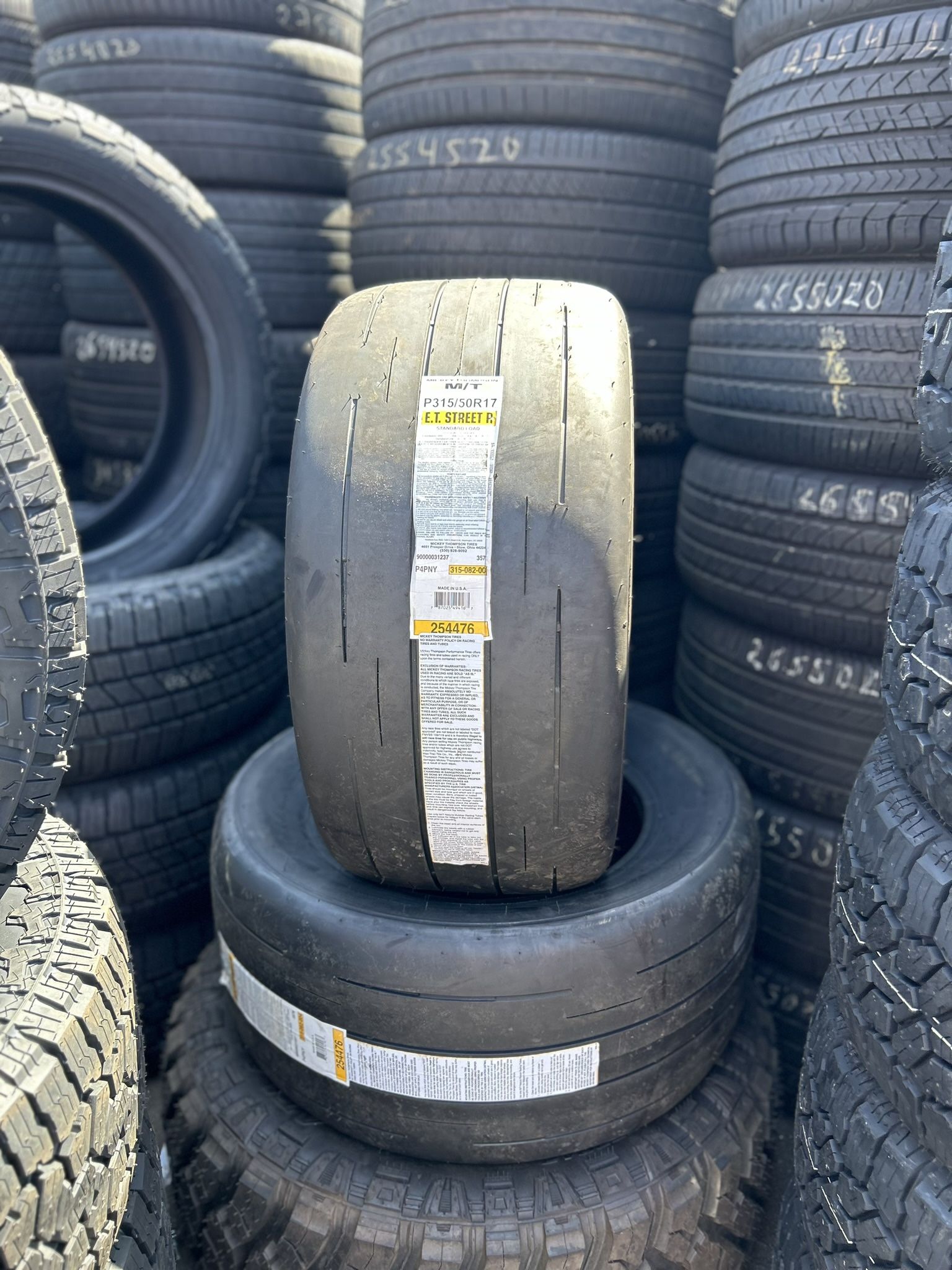 315/50/17 New Mickey Thompson ET Street R Tires available!!  $450 each 