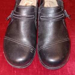Clarks black women's shoes, sz 8.5