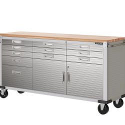 72 Inch Rolling Work Bench Tool Box. 