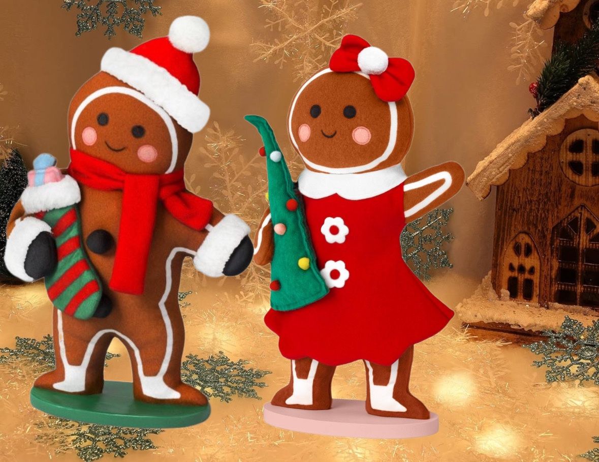 Gingerbread Man Gingerbread Girl Christmas Home Decor