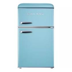 Moving $$$ NEW Blue BEPOP Galanz Retro Fridge Refrigerator