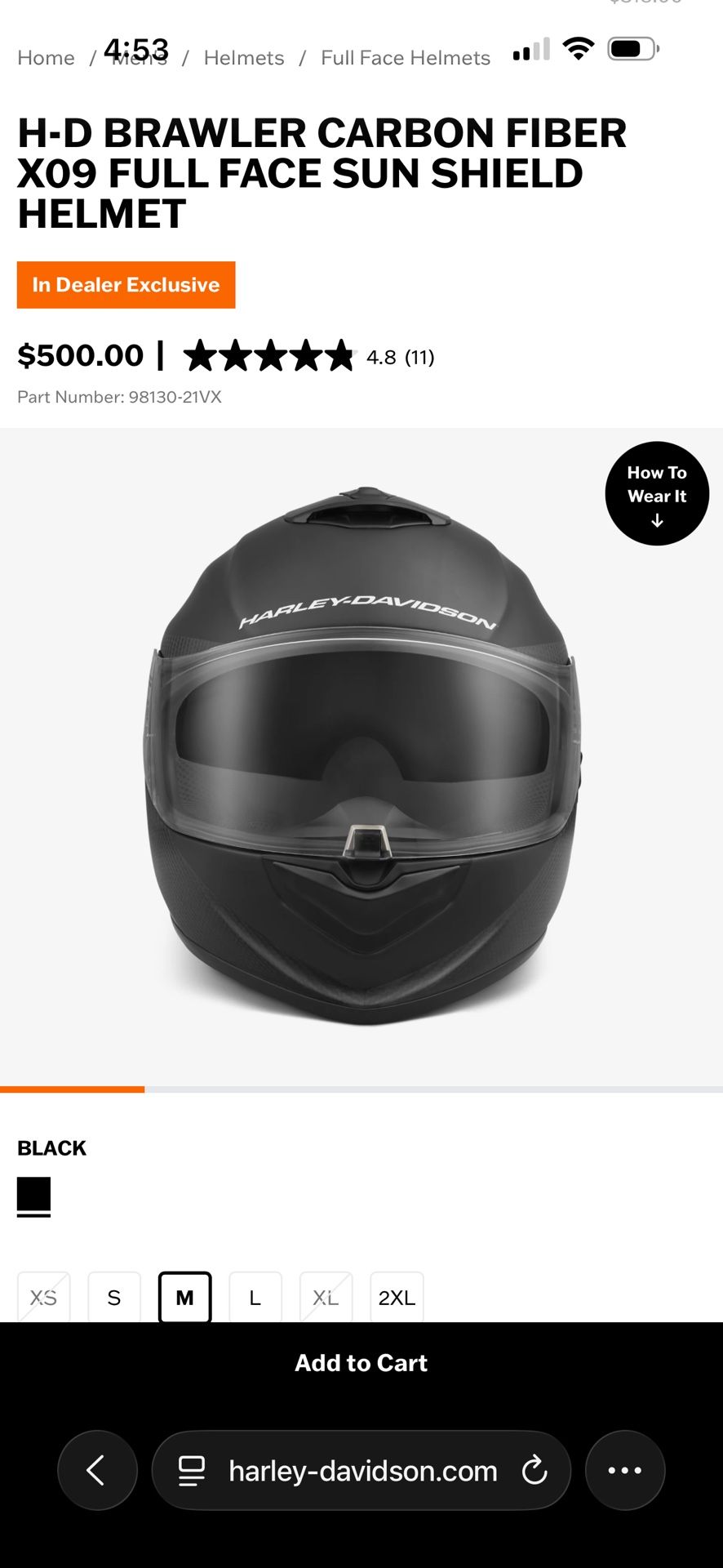 Harley Davidson full Face Helmet 