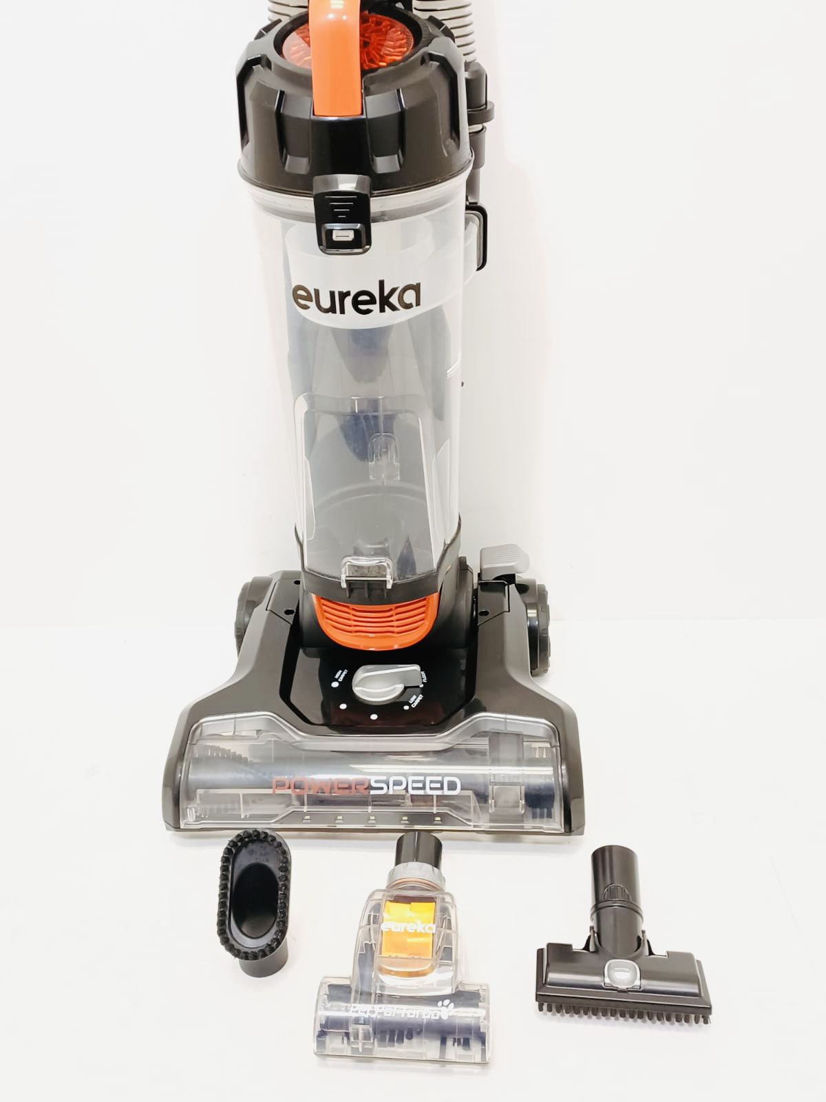 Eureka PowerSpeed Turbo Spotlight Lightweight Upright Vacuum Cleaner, for Carpet and Hard Floor, Pet Tool, 
