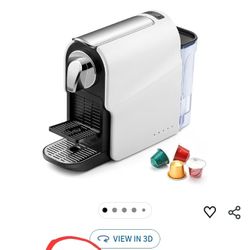 beanglass Capsule Coffee Maker (White)