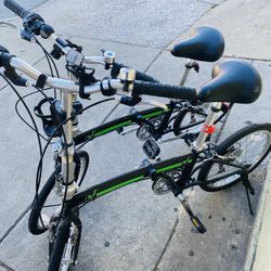 A Set Of 2 Folding Bikes