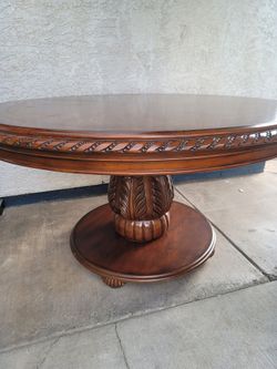 Table Top - Mahogany - 54" Round High-Gloss Resin
