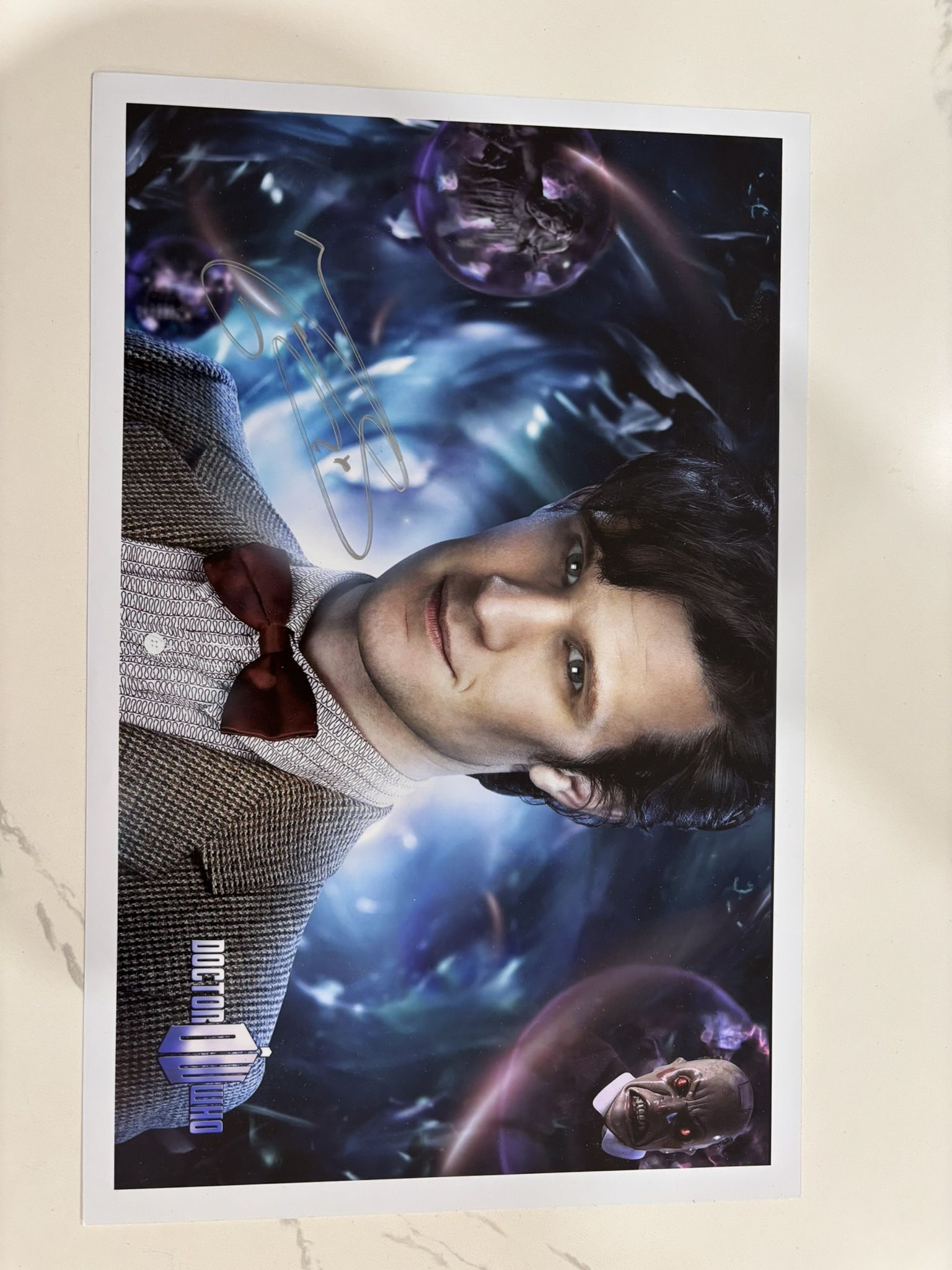Doctor Who Matt Smith Signed Poster