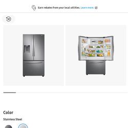Brand new Samsung 27cu 3 door fridge