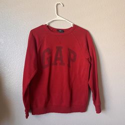 GAP Classic Logo Red Crewneck Sweatshirt Size XXL