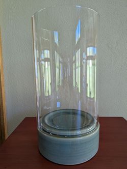 Kirkland glass and ceramic hurricane