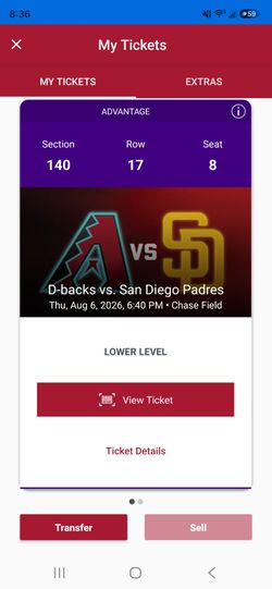 Diamondbacks vs Padres