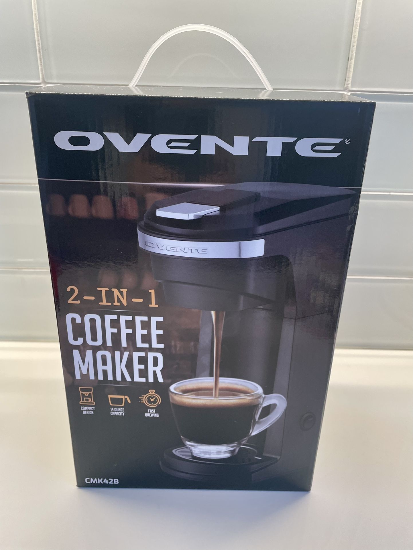  Ovente 2-in-1 coffee maker 
