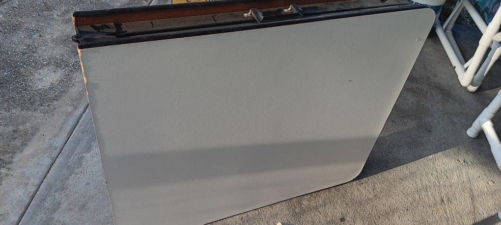 Wood And Metal Folding Table