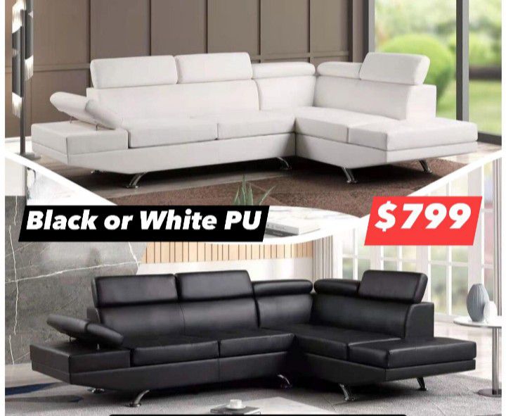 New Modern Sectional Including Free Delivery