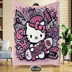 HELLO KITTY BLANKET LARGE SIZE   ;^0