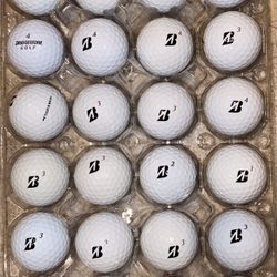 24 Bridgestone Golf Balls As Pictured 