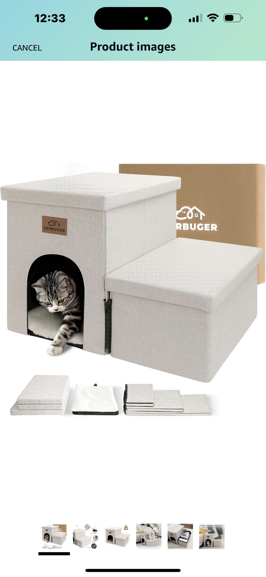 4.6 4.6 out of 5 stars 208 Reviews Dog Stairs, Dog Steps for High Beds, Foldable Pet Stairs for Small Dogs Puppy Dog with Storage for Bed and Couch Ho