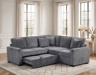Sectional with Pull Out