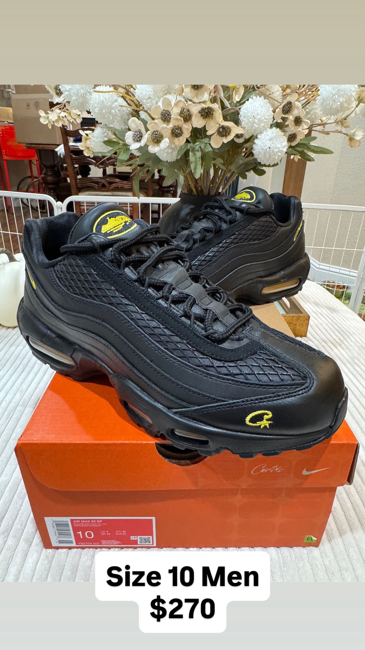 Nike Air Max 95 x Corteiz - Size 10 w/ Tote Bag