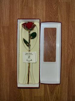 Rose Dipped In 24k Gold