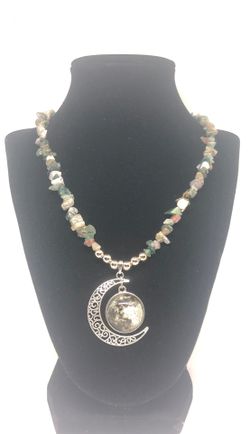 Green Galaxy Necklace