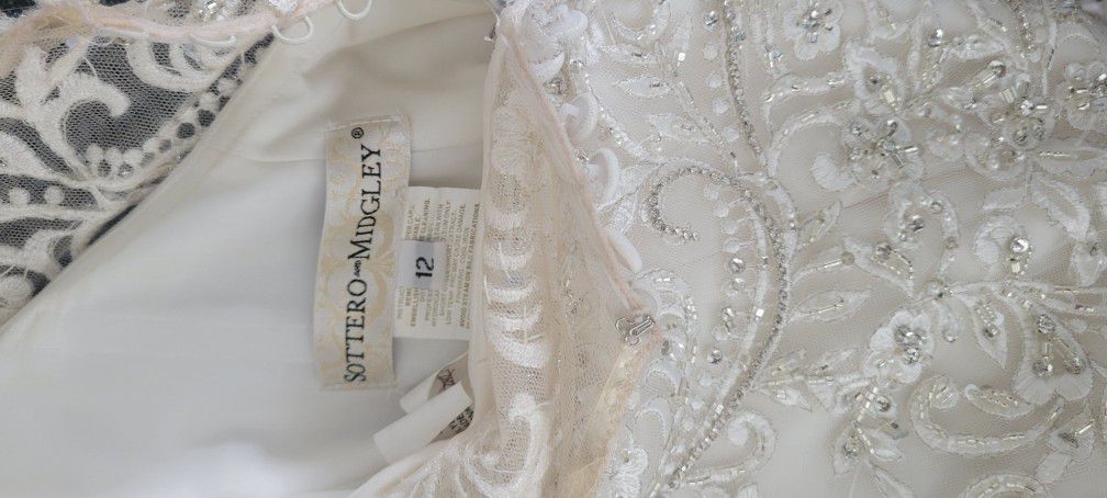 Sottero Midgley Wedding Dress Brand New Unaltered Size 12