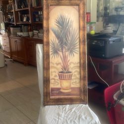 Palm tree painting