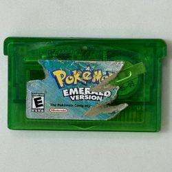 Pokemon Emerald Version W/ New Battery Gameboy Advance GBA Video Game