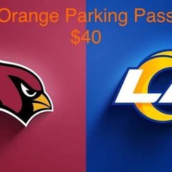 Orange Great Lawn Parking Pass To Rams And Cardinals Game.  $40