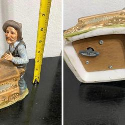 Adorno Biscuit Abuelo Perro Caja Musical 