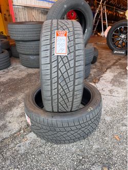 2 Used tires 245/40/19 Continental Extreme $220