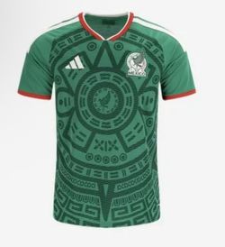 Real Adidas Men’s Mexico 26 Home Jersey Small