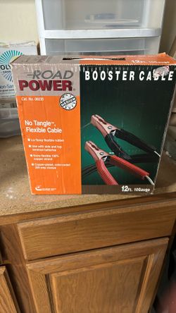 Road Piwer Booster Cables 12 Ft… 10 Gauge