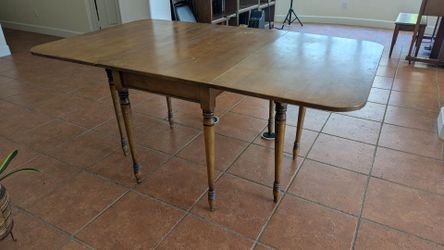 Large Drop Leaf Table