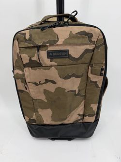 Burton Multipath Carry-On 40L Rolling Suitcase Luggage Barren Camo Travel Bag
