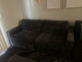 Dark Gray Living Room Set