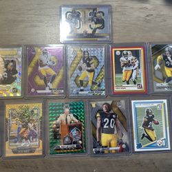 Pittsburgh Steelers Team Lot (12) - Rookies, Color, & Inserts