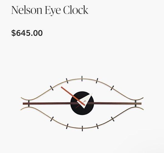 George Nelson Eye Clock