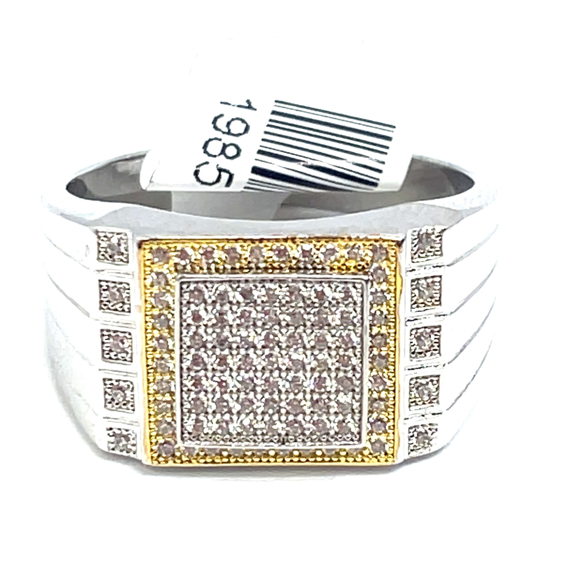 925 Sterling Silver CZ Ring 7.20g Size 11 198514/2