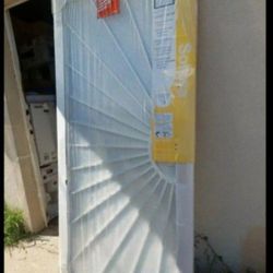 Unique Home Designs

36 in. x 80 in. Solana White Surface Mount Outswing Steel Security Door with Perforated Metal

