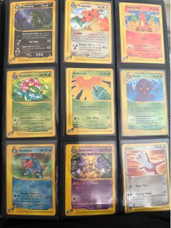 82 Pokemon e reader vintage card lot