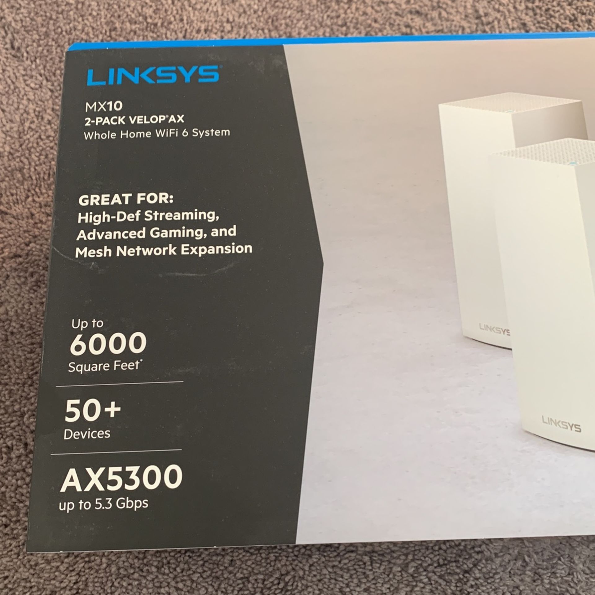 Linksys Wifi6 Mx10 (Mx5300*2)