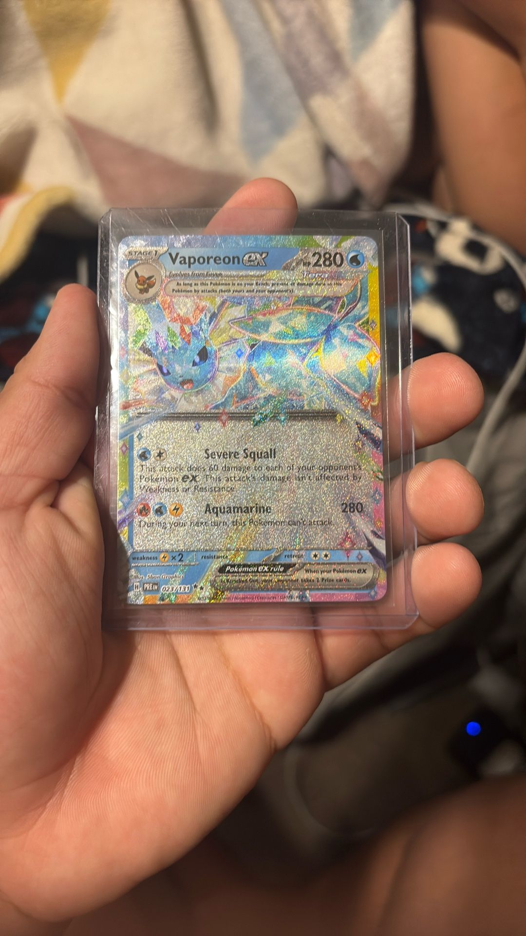 Vaporeon Ex From Prismatic