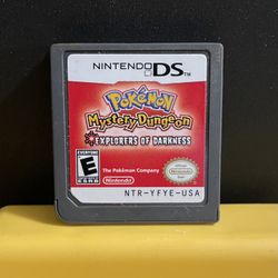 Pokemon Mystery Dungeon Explorers Of Darkness for Nintendo DS video game console system or 3DS XL New 2DS Lite Pikachu