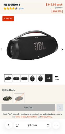 BRAND NEW JBL Boombox 3 Portable Bluetooth Speaker - Sealed!
