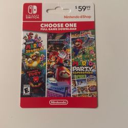 [Digital Download] Super mario 3d world Bowsers fury or MK8 or Mario Party