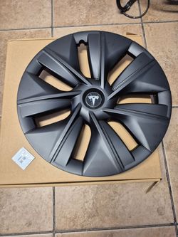 1 Pcs hubcaps for Y Model 2020-2024 wheel cover Matte  black 19 inch full cover