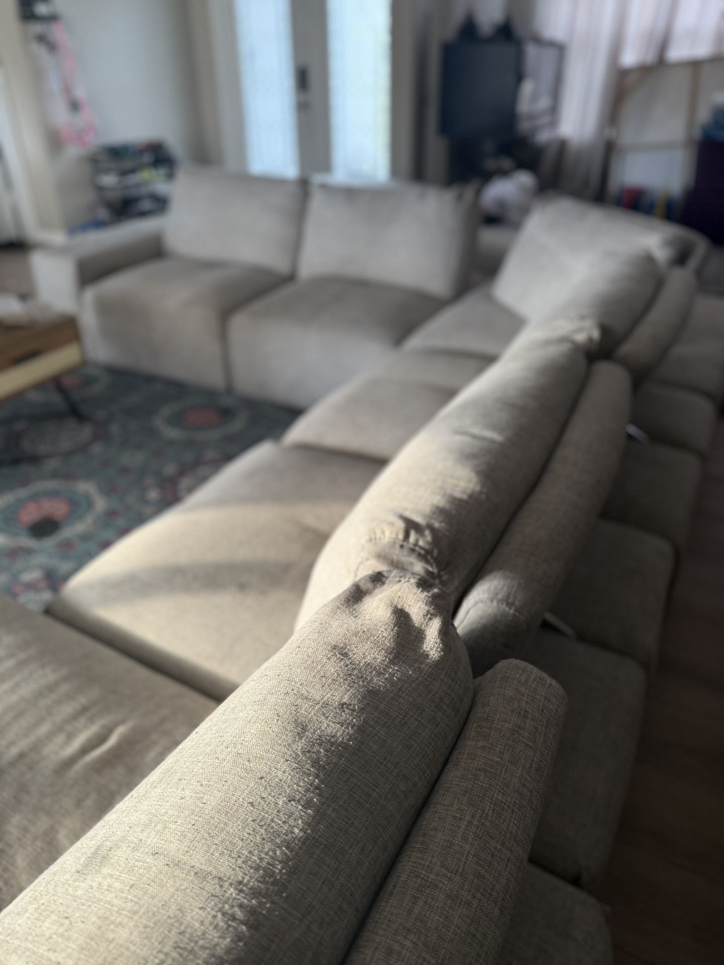 Moving Special L-Disconnect able sectional 