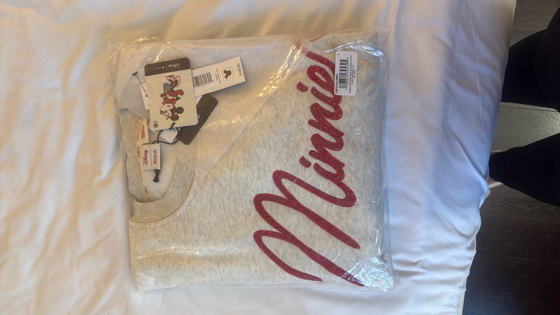 Disney Sweater Minnie Mouse With Swarovski Crystals